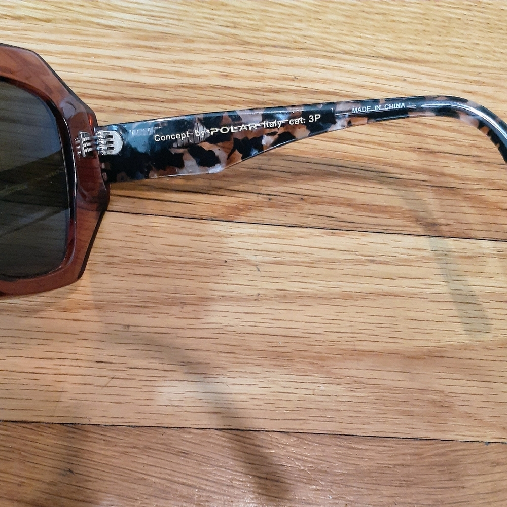 Polar Super Polarized Unisex Sunglasses OS Brown Multi Color Polar - Picture 3 of 5